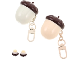 Conjunto De Hidratante Labial De 2 Peças Para Meninos E Meninas, Cor Castanha Não Oleosa