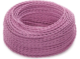 Cabo Trançado 2X0,75 X 1M  [SKD-Ct275-PINK] GREENICE