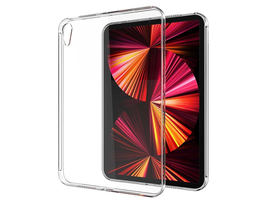 Capa Protetora Para Ipad, Em Tpu, Compatível Com Ipad Mini 6, Transparente, Para Proteção, Transporte E Utilização Diária