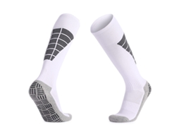 Meias Altas Antiderrapantes Para Esportes Corrida Treinamento Futebol Unisex