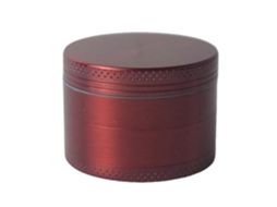 Moedor De Ervas Metal, Moedor De Especiarias Portátil 1, 6/2, 5 Polegadas Para Moer Pimentas Secas, Vermelho, 63 Mm
