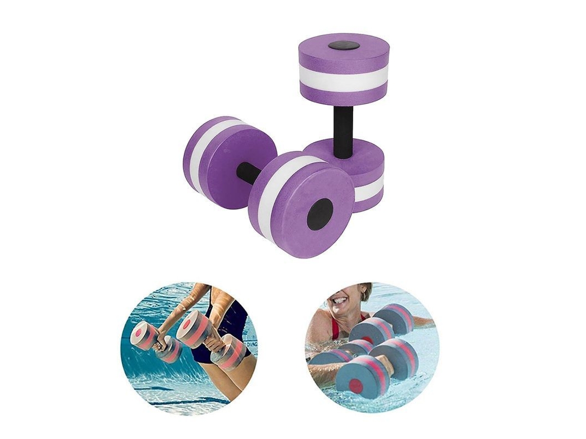 Pesoas De Espuma Eva Para Adultos, Barras De Mão Para Exercícios De Resistência Em Piscina, Fitness Aquático Talla Única Morado