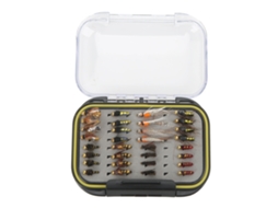 Kit de Iscas para Pesca com Mosca 64 Peças