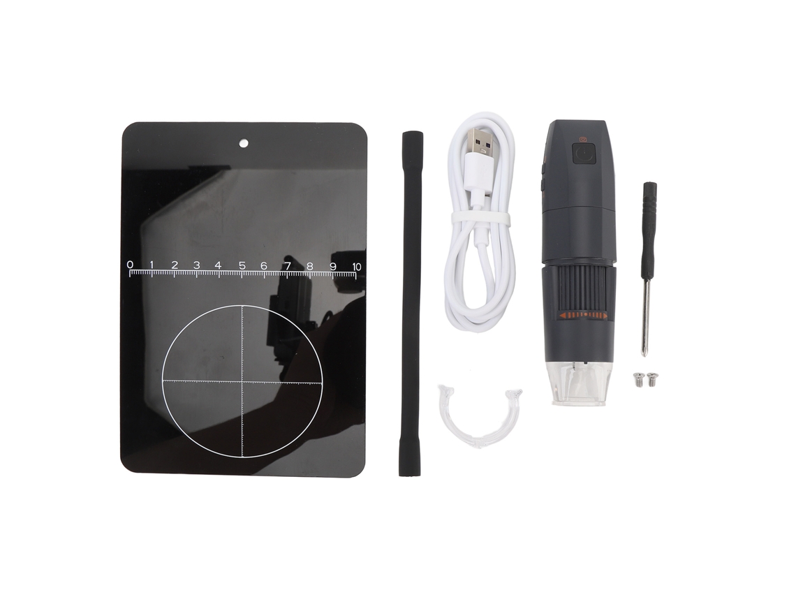 Aetheria microscópio Digital Sem Fio Handheld Usb 50x 1000x Câmera de Inspeção com 8 Leds 1080p