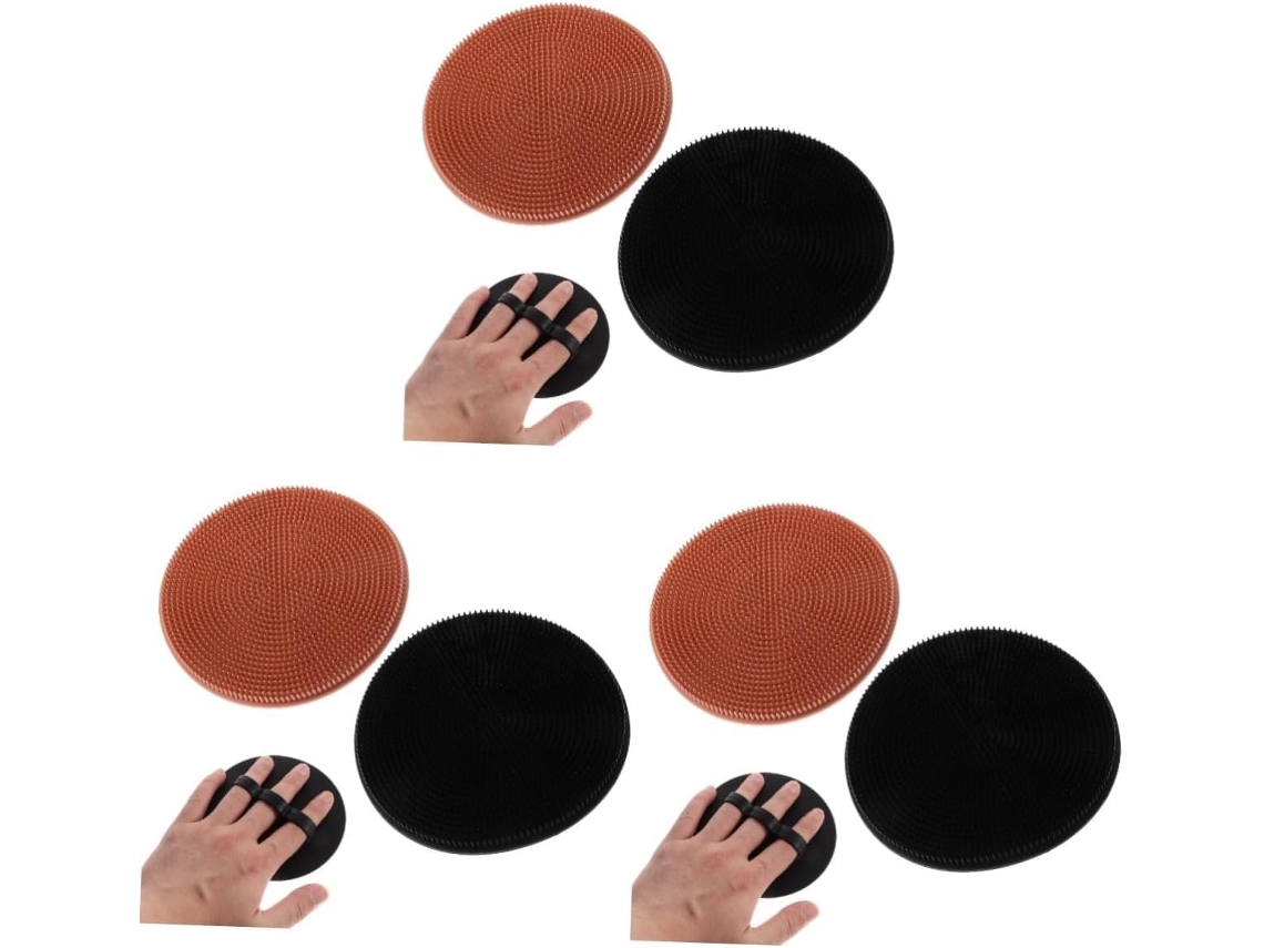 Lurelia Conjunto De 3 Escovas De Silicone Para Duche, Silicone Macio, Massagem Suave E Portátil