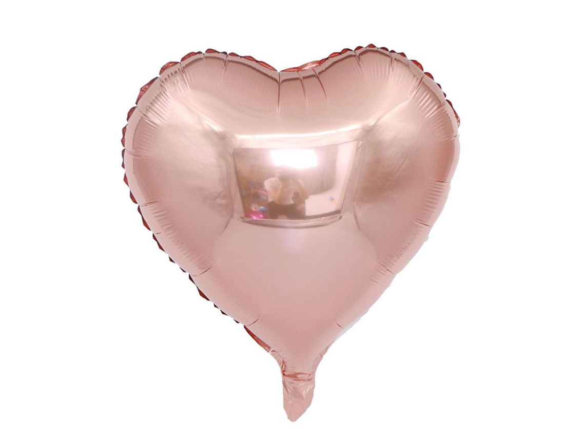 Balão De Folha (18 Polegadas, Rosa Dourado) Eoocoo