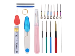 Conjunto de Canetas para Bordado com Agulha de Punção Ferramenta Profissional para Artesanato Diy em Costura, Feltragem e Bordado. AQUAFORGE
