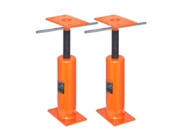 Macaco De Piso Ajustável 12-16" Em Aço Q235, 2 Unid., Capacidade 4399 Kg Cada