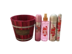 Cuba Heartbreaker By Cuba For Women Conjunto De Presente De 4 Peças, Spray Edp De 3,3 Onças, Spray Edp De 1,7 Onças, Spray Corporal De 6,6 Onças, Co