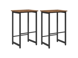 Maison Exclusive - Banco De Bar 2 Unid. Madeira Antiga 40 X 32 X 64 Cm
