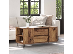 Vidaxl Mesa De Centro Madeira Antiga 102 X 44,5 X 50 Cm