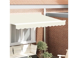 Vidaxl Substituição De Valance De Toldo Listrado Creme 230 X 20 Cm