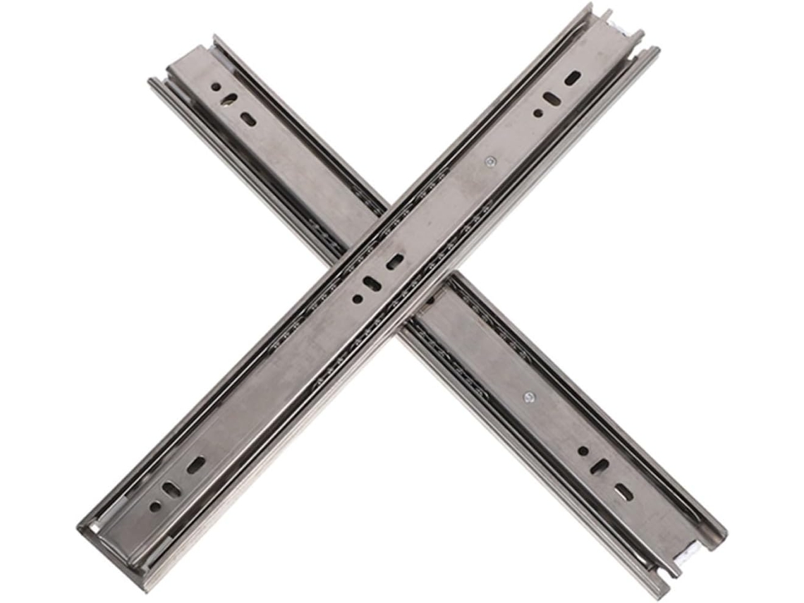 Shineofi 2 Peças Corrediças Laterais De Extensão Total Em Aço Laminado A Frio Para Armários E Móveis