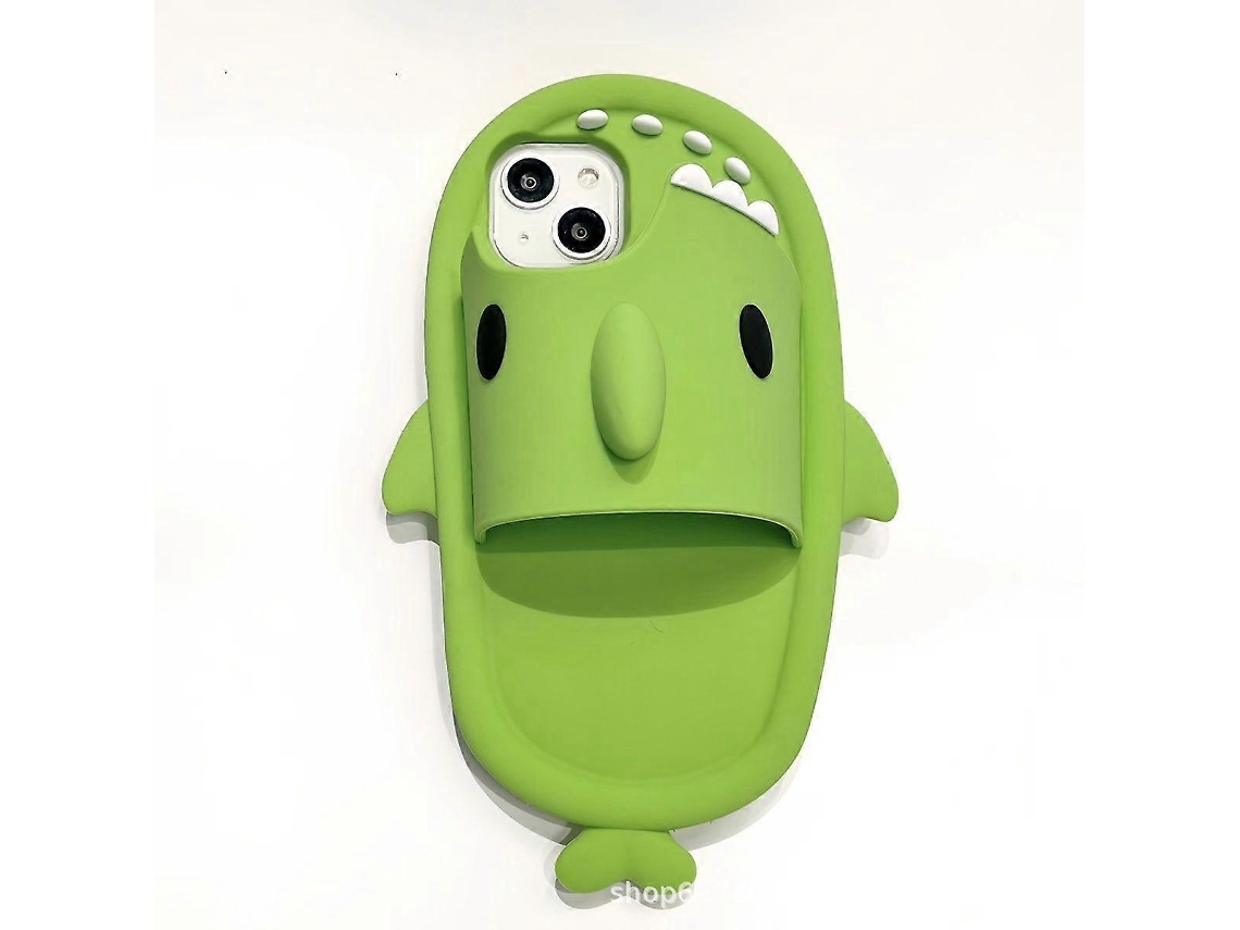 Capa De Celular Divertida Com Tubarão 3d Para Iphone 14 Pro Max.