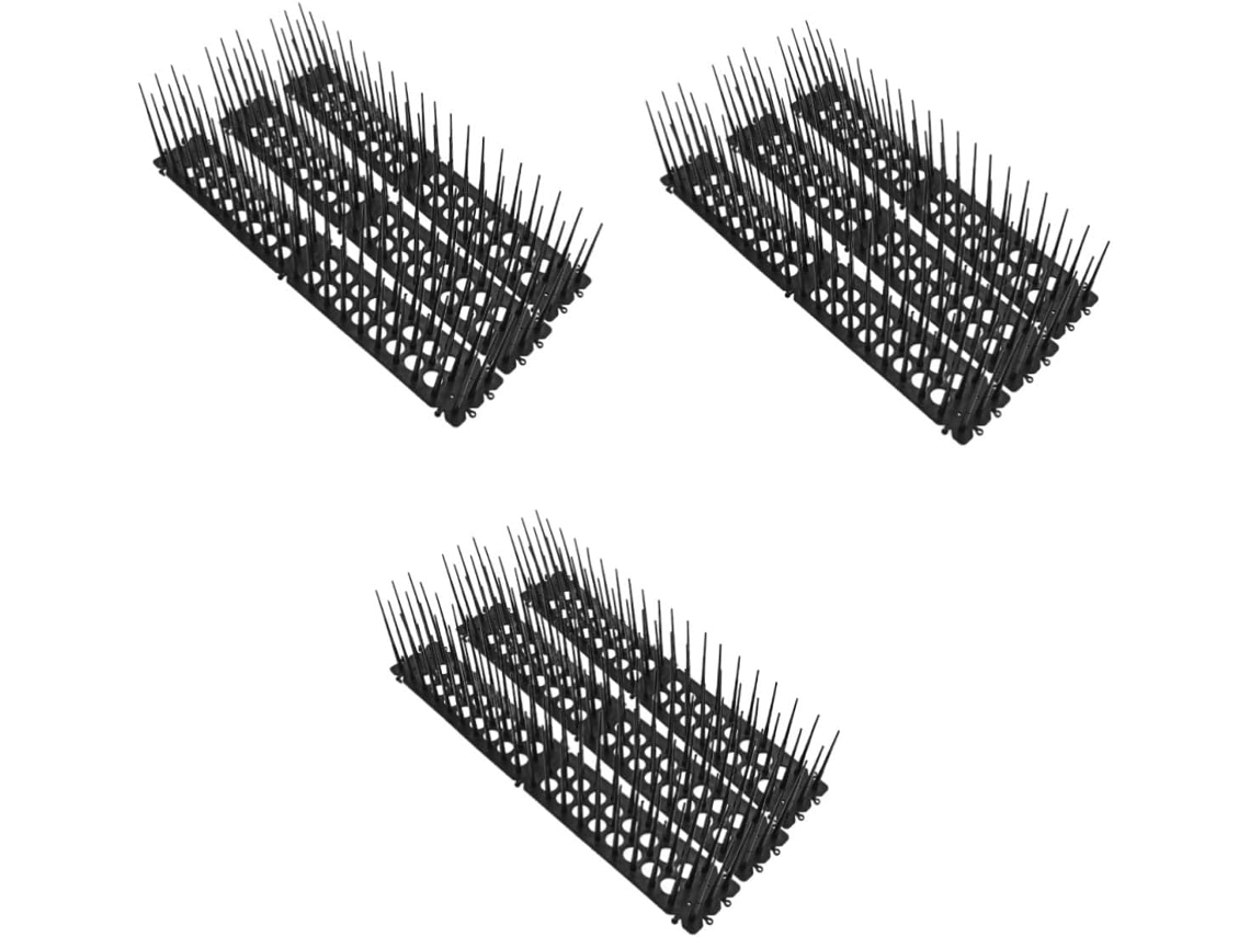 Conjunto De 9 Espantalhos Com Pontas Para Repelir Esquilos