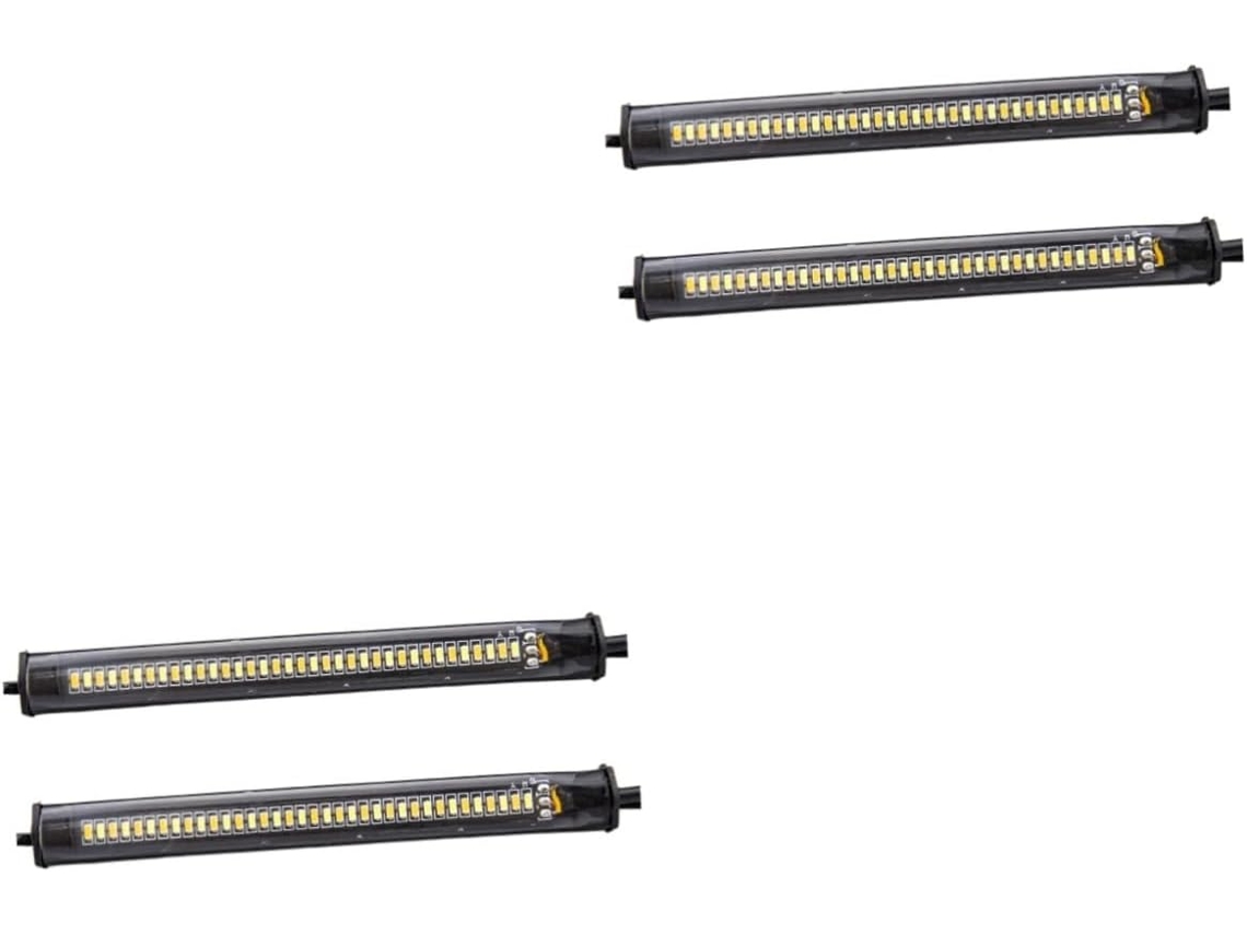 Luzes De Direção Led Flexíveis Ounona 4 Peças Para Iluminação Diurna, Alta Resistência, À Prova D Água E Com Baixo