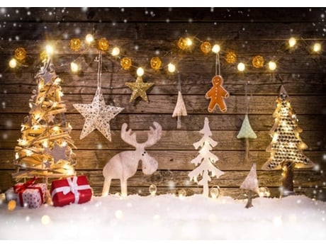 Fundo para Cenário Fotografia Vinil Natal 2,4X1,8M VINILO