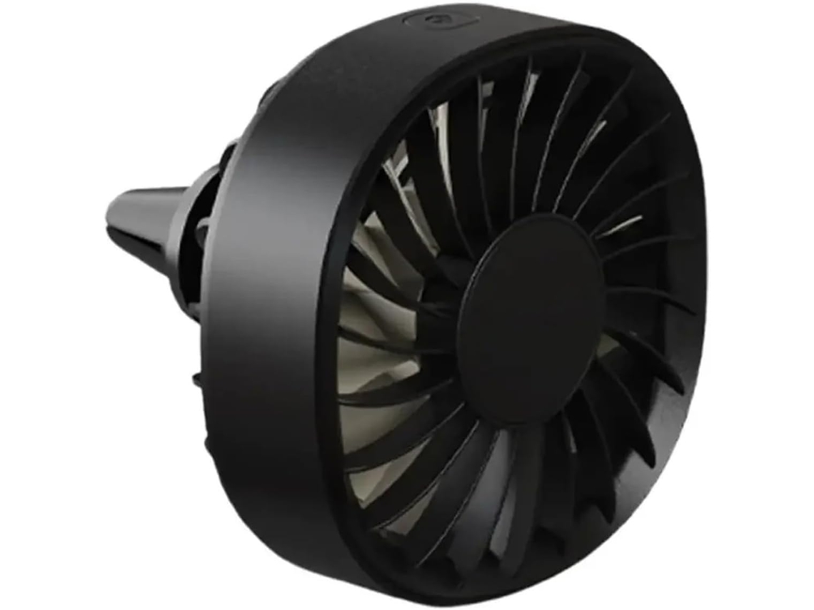 Ventilador Elétrico Automotivo 2025com Luzes Ambientes Coloridas, Carregamento Usb Portátil Para Saída De Ar Casa