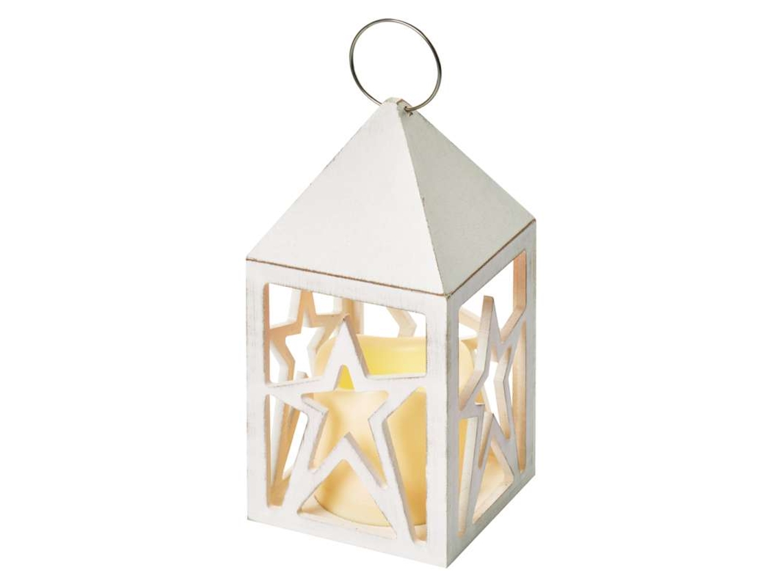 Decoração de Luz de Natal LED EMOS Lanterna Estrela 3x Aaa Branco Quente