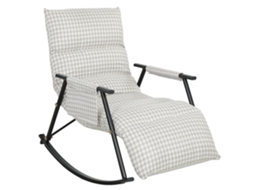 Poltrona de sala de estar com apoio para os pés, com bolsos laterais, 80x78x100cm, LAMAISON