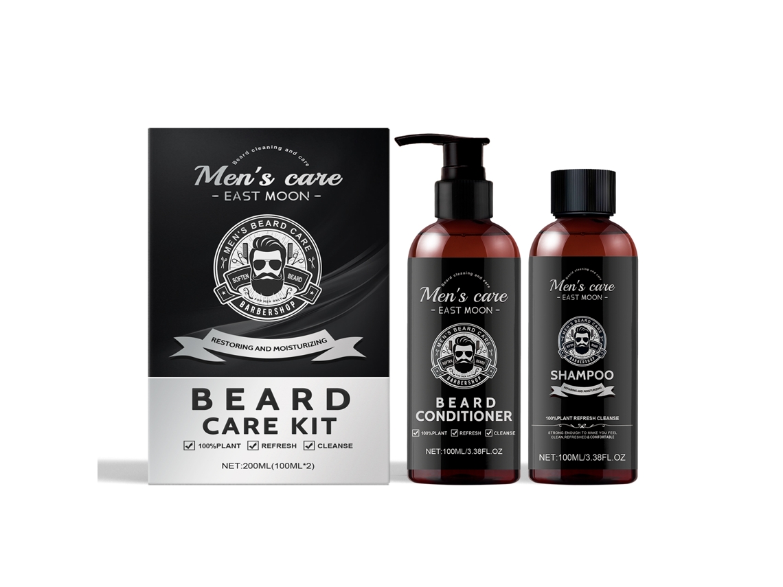 Conjunto Cuidado Barba East Moon Hidratação Reparação