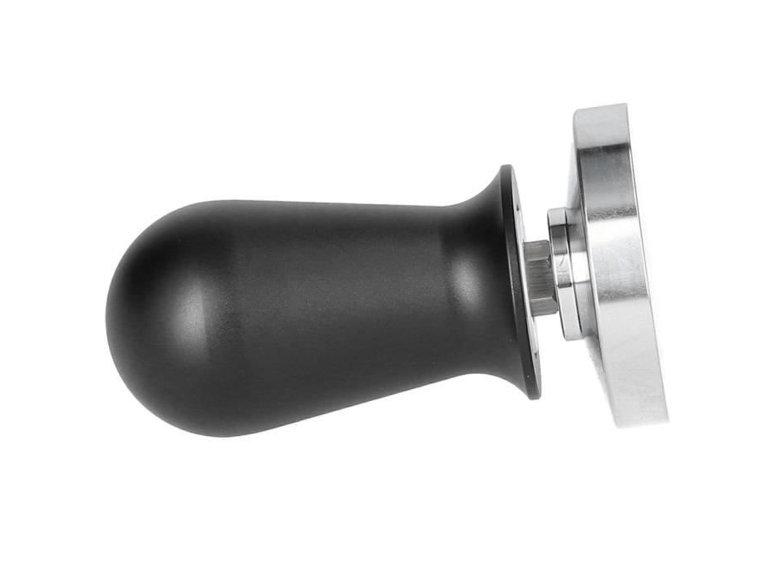 EJ.LIFE Tamper de grãos de café em aço inoxidável - Preto - Compatível com café moído - Para escritório e casa EJ.LIFE