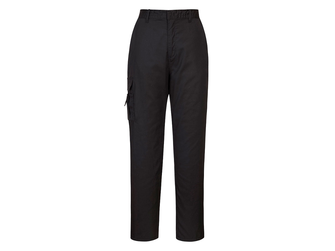 Calças De Combate Femininas Conforto E Estilo Para O Seu Dia A Dia / Preto / L Portwest