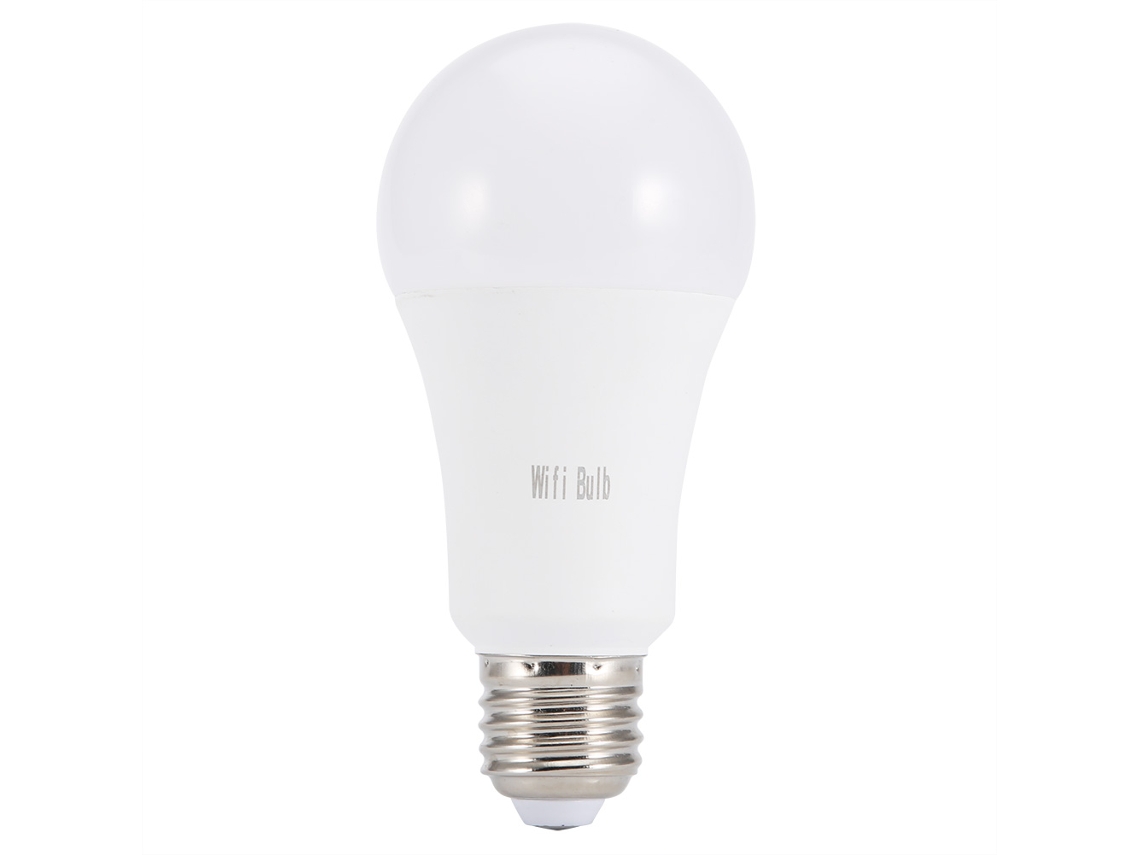 Lâmpada inteligente E27 (com Wi-Fi, multicolorida, 7W, controle remoto)