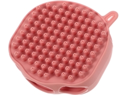 Escova De Banho Dupla Face Beaupretty Em Silicone Com Cabo, Esfoliante Corporal E Escova De Cabelo, Acessório Prático