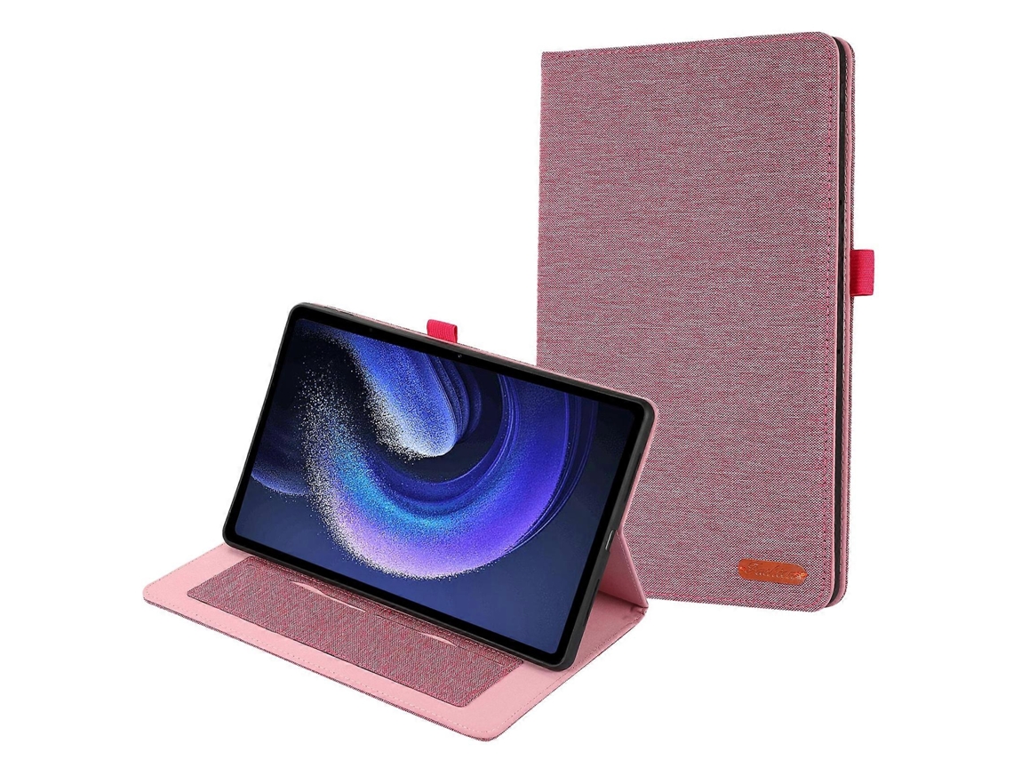 Capa de couro e tecido Webake para tablet Xiaomi Pad 6 / Pad 6 Pro