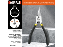 Alicate Multifuncional De 5 Polegadas (reto Externo) Para Remover E Instalar Brincos De Pressão E Tarraxas.