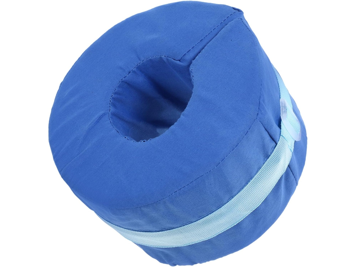 Almofada Circular De Espuma Azul Valiclud Para Calcanhares E Pés, Respirável E Lavável À Mão, Ideal Para Descanso E