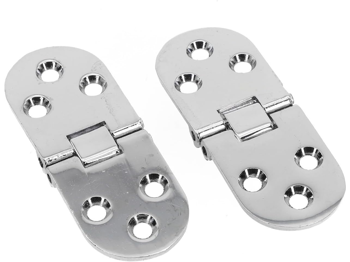 Dobradiça Dobrável Em Liga De Zinco 2 Peças Para Porta Armário Com Tampo Articulado, Suporte Para Aba Rebatível Com