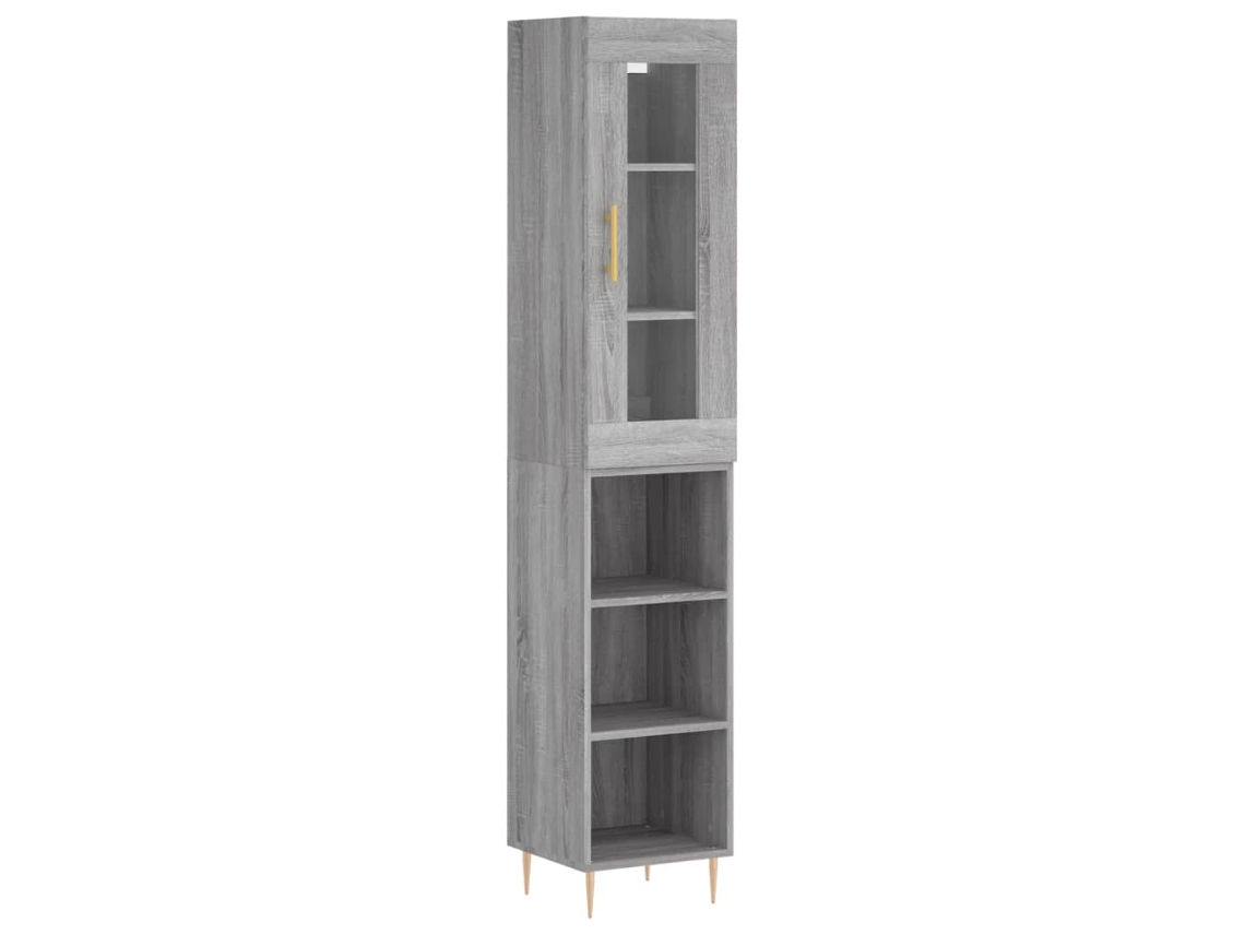 Highboard, Highboards Vidaxl Cinzeto Madeira Processada (n/a)