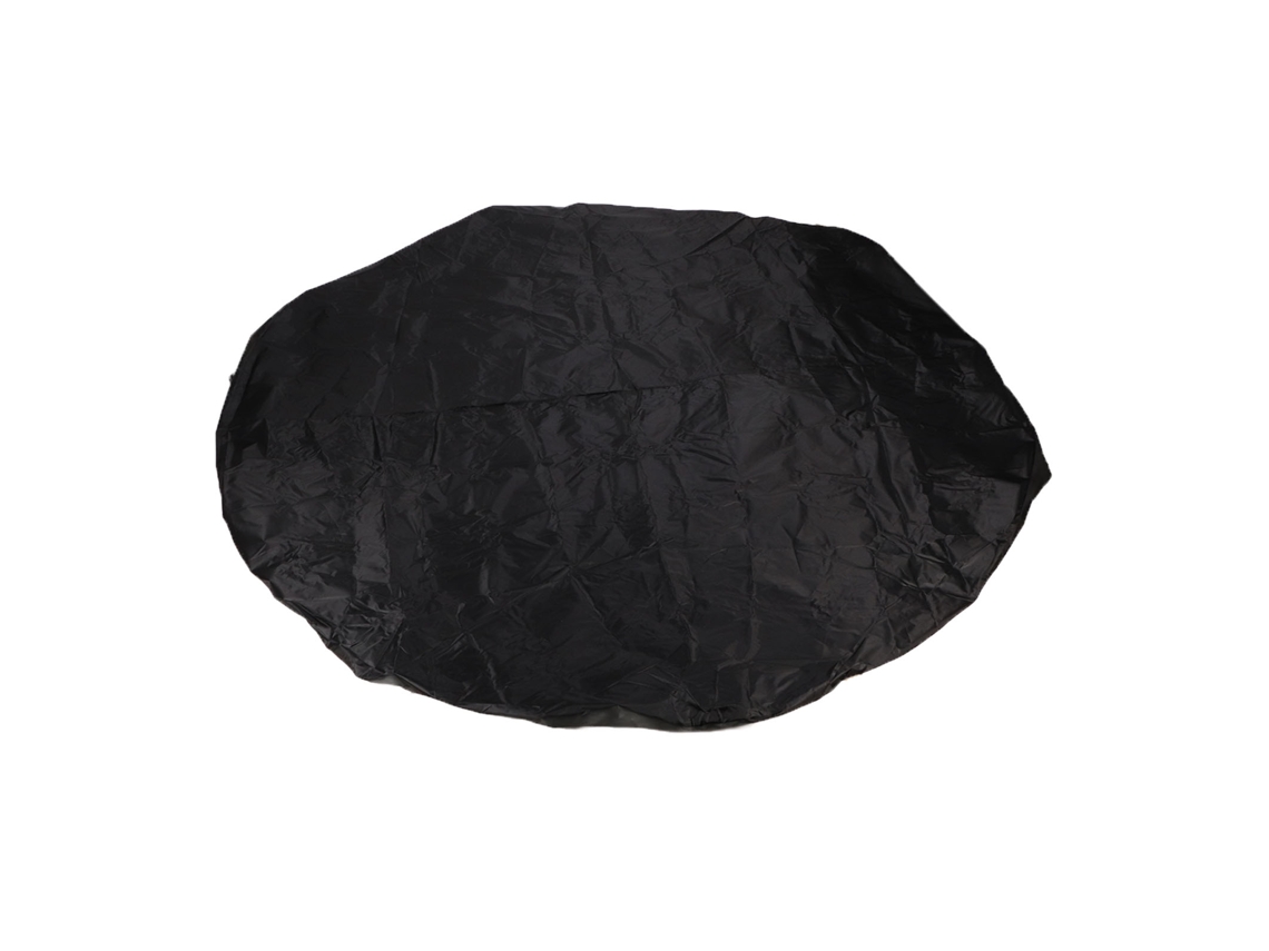 10ft Round Oxford Cloth Black Winter Swimming Pool Cover Dustproof