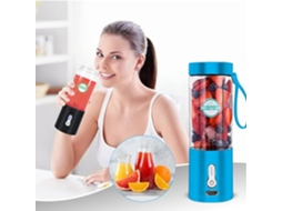 Liquidificador portátil Slowmoose atualizado de 18 oz com 6 lâminas