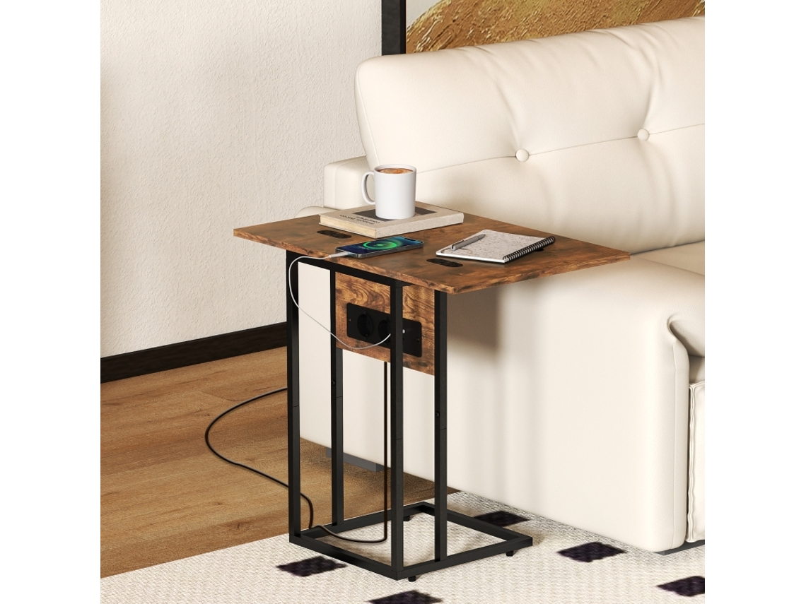 Mesa de Centro Ajustável em Metal com Pés de Apoio MEGA ECHO TRADE SHOP