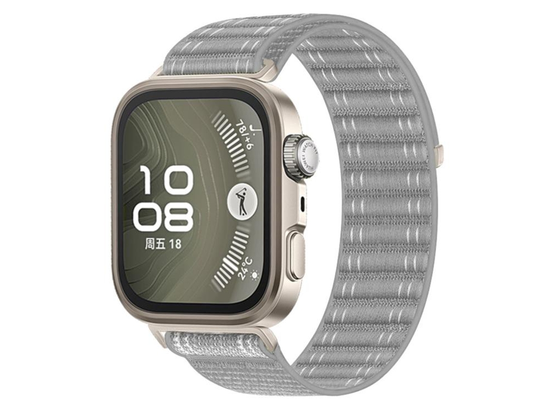 Bracelete para Huawei Watch Fit 4 4 Pro 3 XIAOMOYU silicone magnético formato oval preto e azul meia-noite
