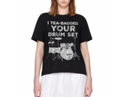 Rockinstone Step Brothers Movie Your Drum Set Black Adult T-shirt Size:xxl