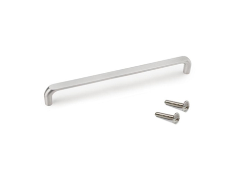 Tirador para mueble zagreb, intereje 224 mm, níquel satinado, zamak, 20 ud., 20 un