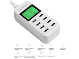 Carregador Usb Multi porta LAXISCREED com Lcd Rápido