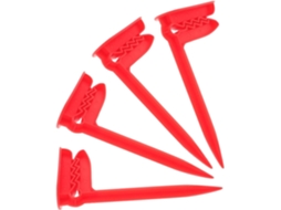 Prendedores De Toalha Praia Hohopeti, Design De Âncora, Plástico Vermelho, À Prova De Vento, 4 Peças Para O Verão E