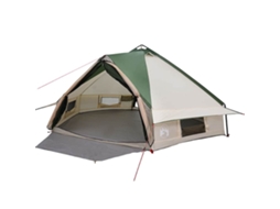 Conjunto 1 Barraca De Camping Vidaxl Verde Tafetá (490 X 410 X 210 Cm)