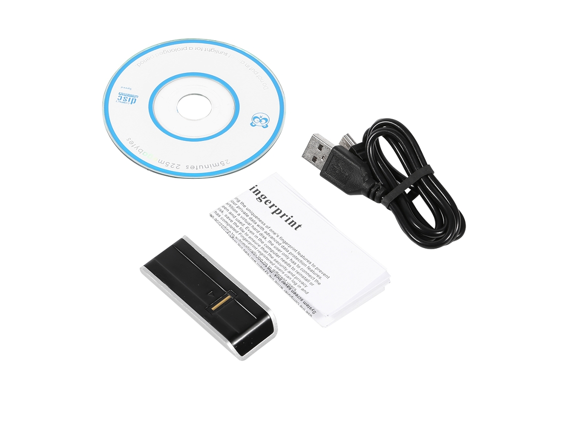 Laxiscreed Leitor De Impressão Digital Usb Com Segurança Biométrica E Criptografia Para Computador