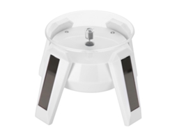 Suporte Giratório Para Exibição De Joias, Suporte Giratório Movido A Energia Solar Com Luz Led, Rotação Automática De 360 Graus Para Relógios, Telefon