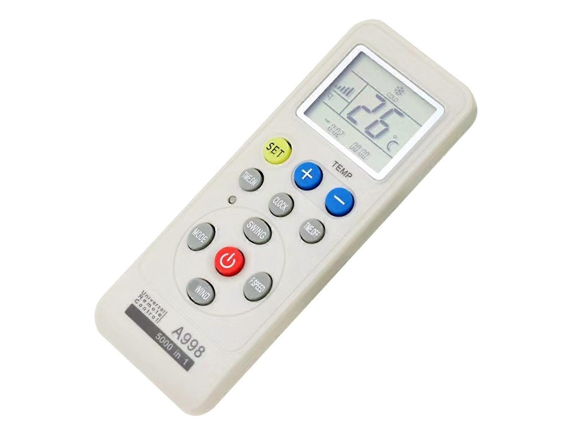 Controle Remoto Universal Para Ar Condicionado Com Tela Lcd