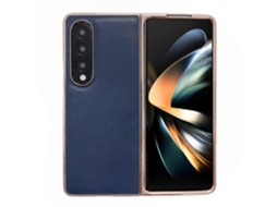 Capa Para Celular Samsung Galaxy Z Fold4 5g Em Couro Com Revestimento Nano Da Série Xiaoya