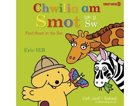 Livro Chwilia am Smot yn y Sw / Find Smot at the Zoo de Elin Meek (Inglês - Capa Dura)