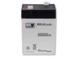 Bateria Milly Mally Agm 6 V 5 Ah 3-5 Lat 70 × 47 × 107 Mm 0,80 Kg Faston 187 Mws 5-6