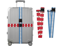 Conjunto De 2 Cintas Bagagem Com As Bandeiras Do Peru E Honduras Resistentes Ajustáveis Ideais Para Viagens Marítimas